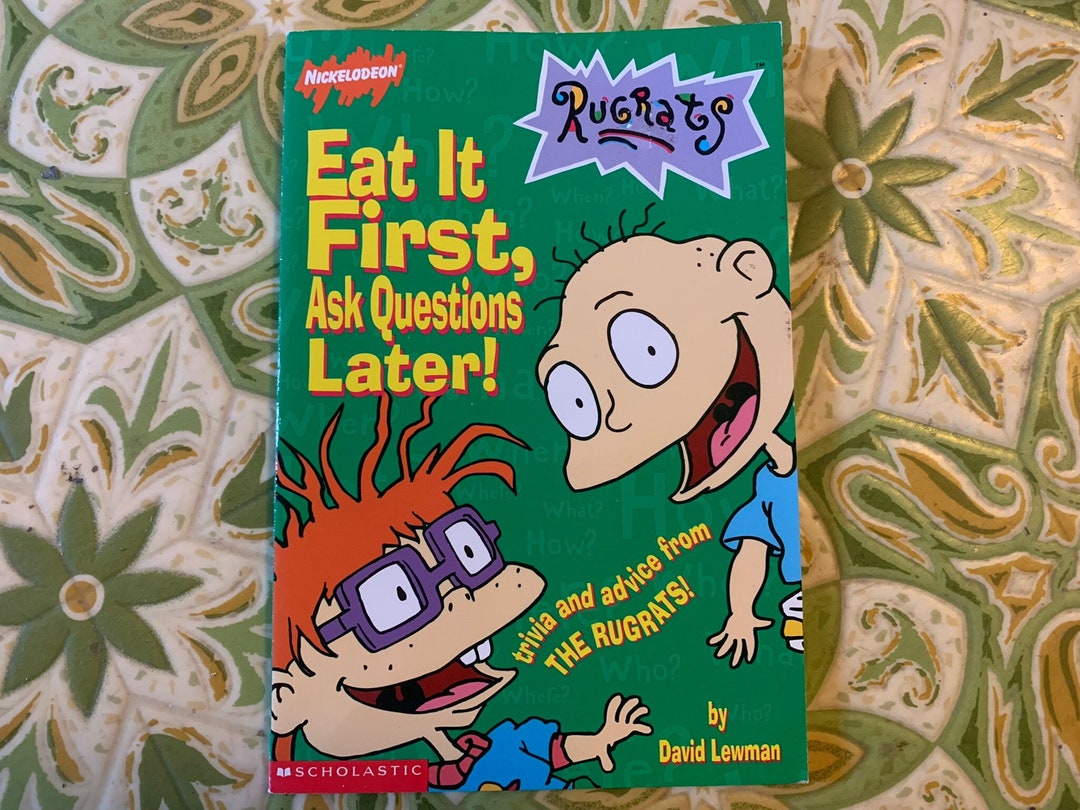 Vintage Rugrats Book Rugrats Trivia trivia and Advice From the Rugrats Scholastic Book 1999