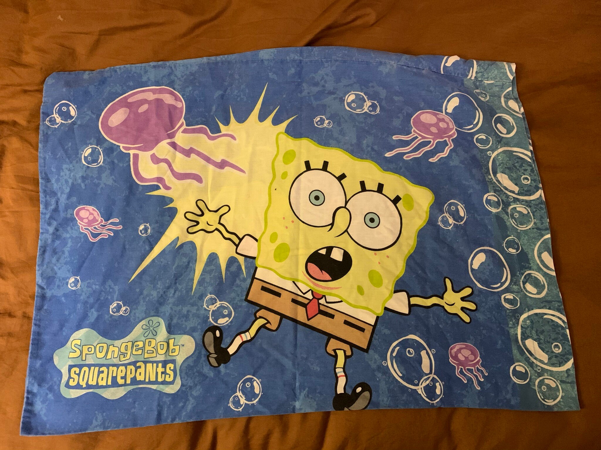 Home & Living Pillowcases Spongebob Fun Cotton Pillowcases Sheets