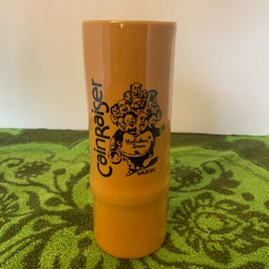 Vintage Bamboo Shaped Tiki Mug Cain Raiser Holiday Inn Waikiki Hawaii Bamboo Mug Tiki Bar Man Cave Vintage Bar