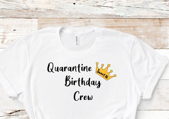 Download Sweet 16 in Quarantine Birthday Crew Gift SVG PNG JEPG | Etsy