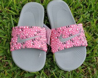 pink nike sandals