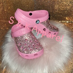 swarovski crocs