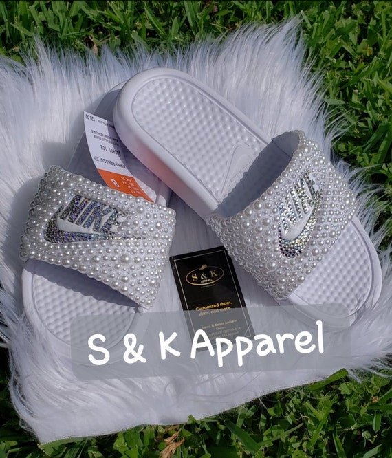Bling Custom Nike Slides | Etsy Denmark