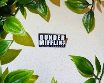 Dunder Mifflin, The US Office - funny pin badge