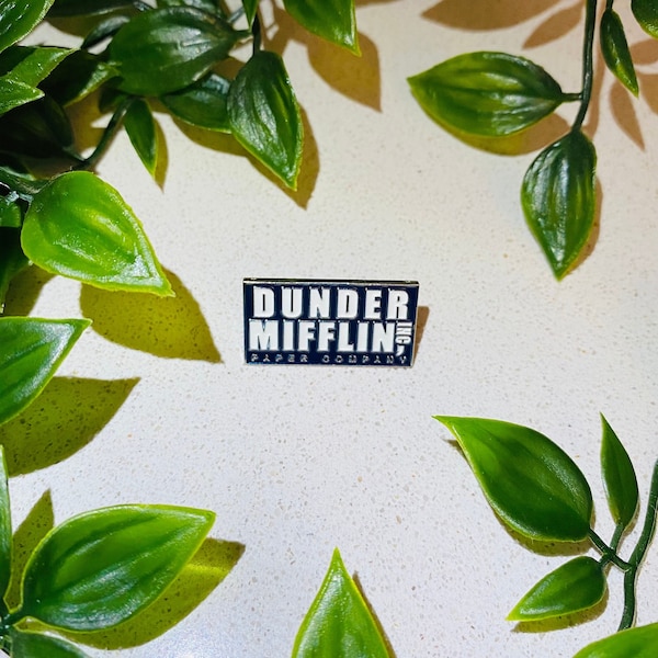 Dunder Mifflin, The US Office - funny pin badge