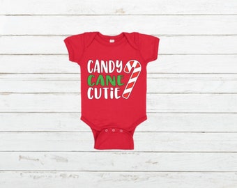 Candy Cane Onesie Etsy