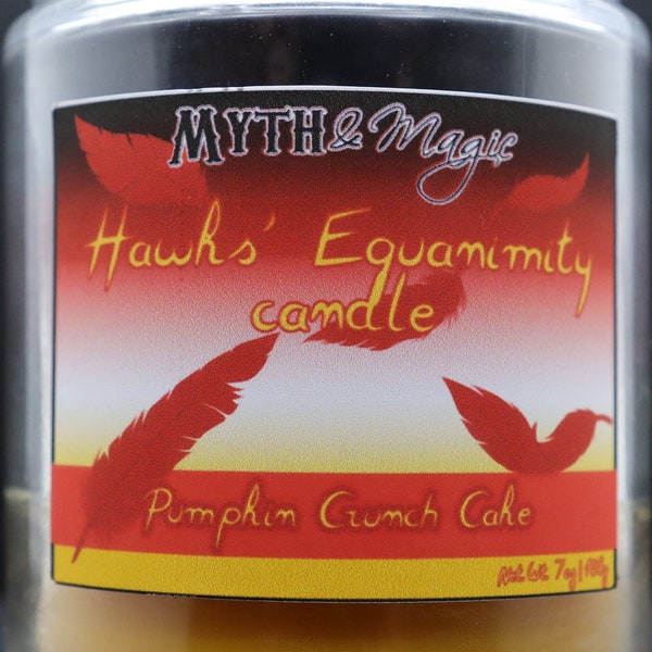 Hawks' Equanimity Candle | Pumpkin Crunch Cake |