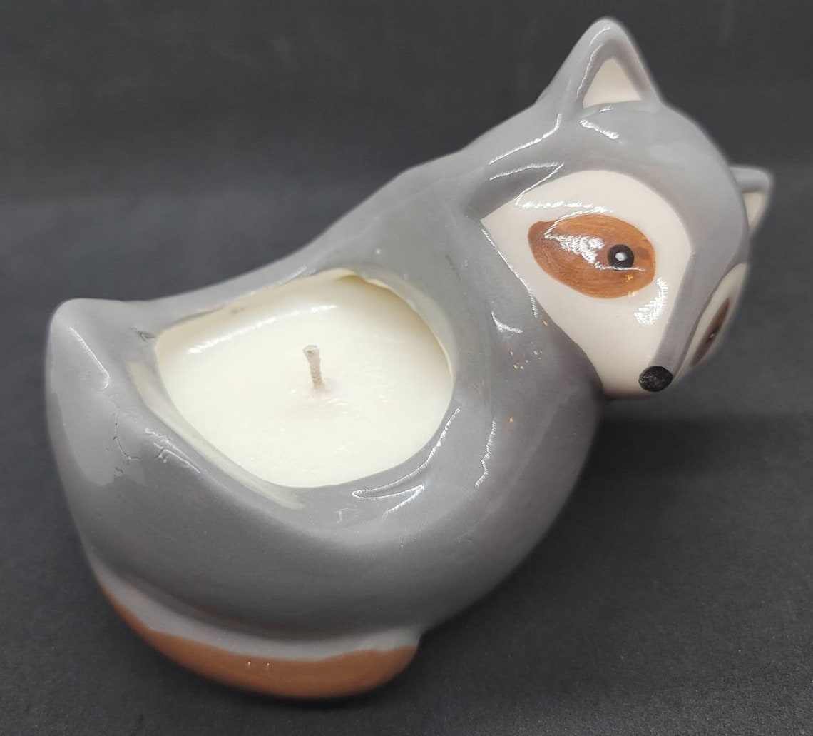 Animal Ceramic Candles Soywax Candle with Cotton Wick Etsy