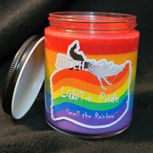 LGBT/Rainbow Flag Candle | Smell the Rainbow | LGBT Pride