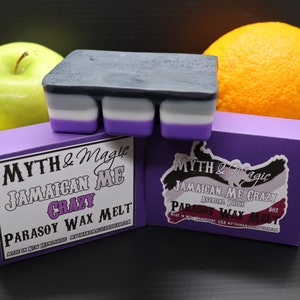 Asexual Wax Melt Jamaican Me Crazy LGBT Pride Month 2022 Parasoy Plastic-free packaging