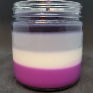 Asexual Flag Candle | Pride Candle Collection