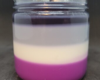 Asexual Flag Candle | Pride Candle Collection
