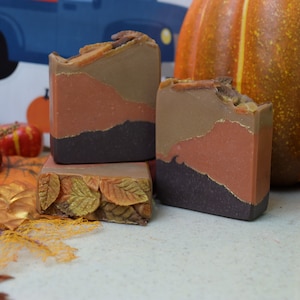 Autumn Leaves Soap Bar with Shea, Cocoa Butter and Goat Milk