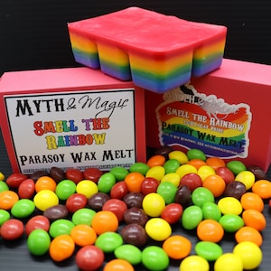 LGBT/Gay/Rainbow Wax Melt | Smell the Rainbow | LGBT Pride Month 2022 | Parasoy | Plastic-free packaging