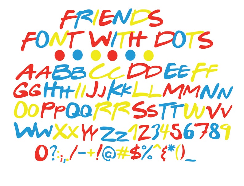 Free Free 279 Friends Svg Free Font SVG PNG EPS DXF File