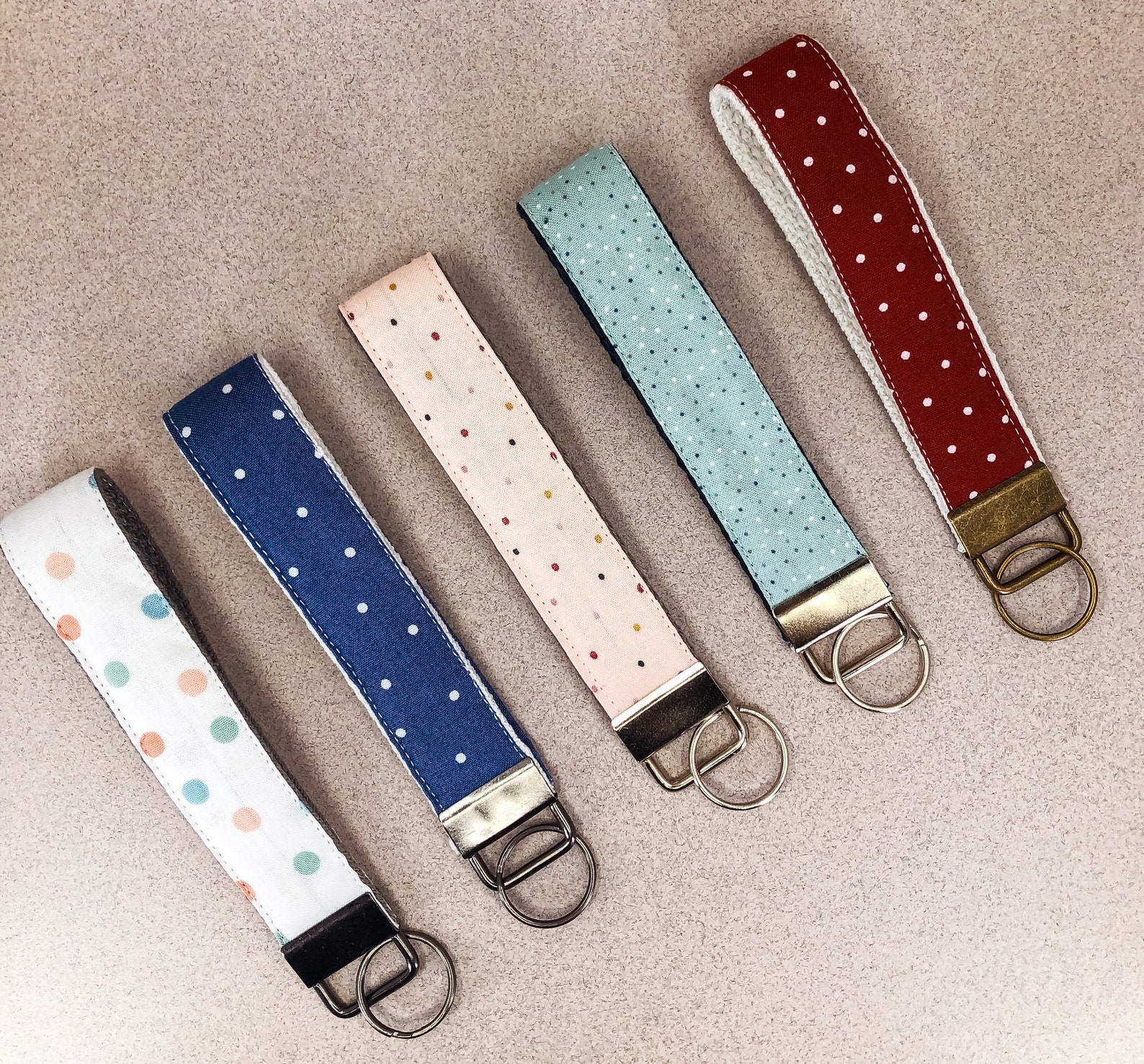Wristlet lanyard key fob hardware add on lanyard for keys Etsy