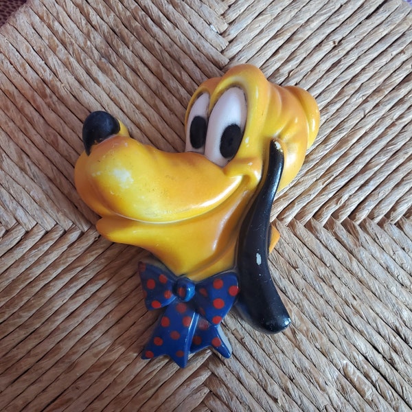 Pluto Head with Bow Tie- Wall Hanger