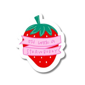 Oh Look a Strawberry, Sticker