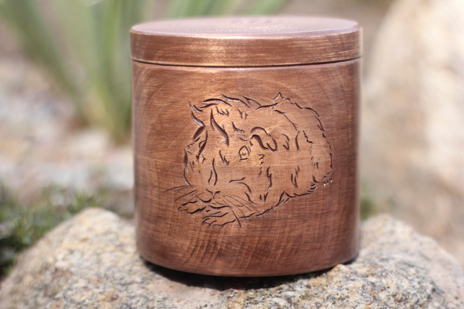 Handmade Wood Carved Pet urn Photo wood carving Personalized Etsy