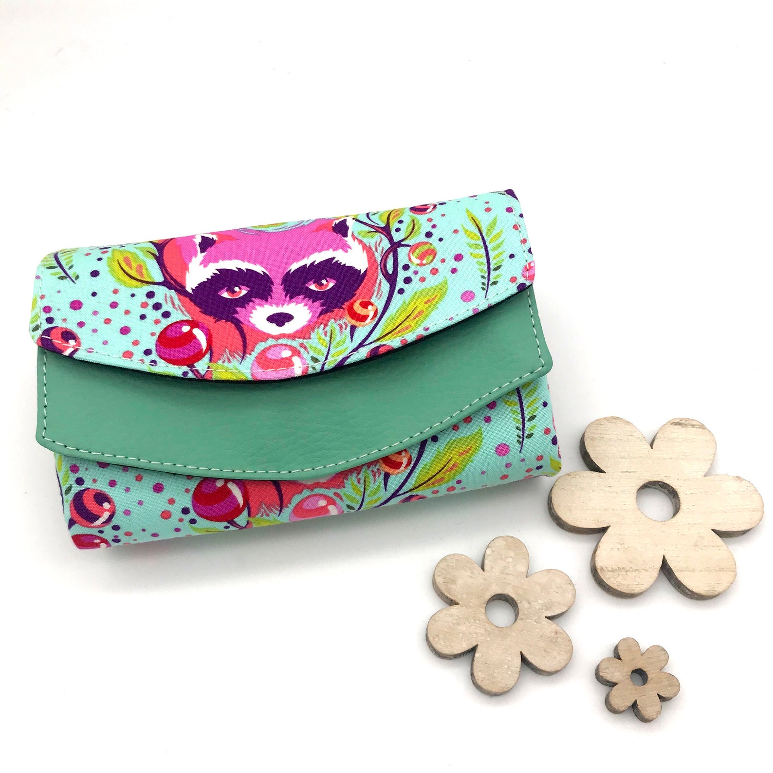 Wallet Genius With Raccoon Etsy