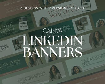 Linked Banner Set Canva Template