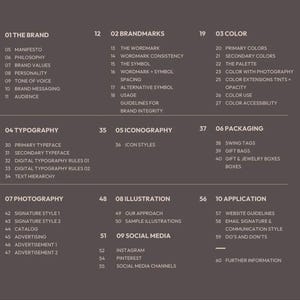 Luxury Brand Identity Guidelines Canva Template: High-End Brand Book design system image 6