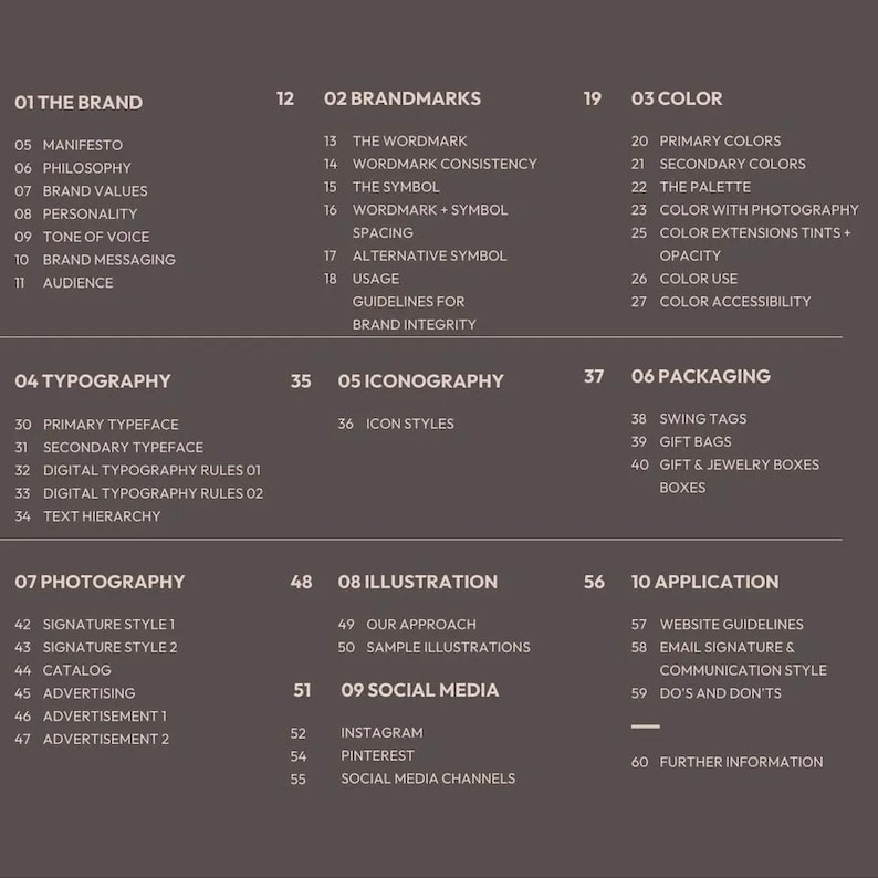 Luxury Brand Identity Guidelines Canva Template: High-End Brand Book design system image 6