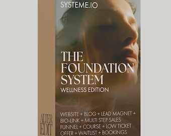 Systeme.io Wellness Starter Kit: Website, Blog + Sales Funnels for Coaches, Creators, Courses + Products