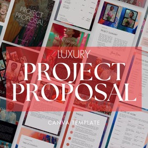 Canva-mall för lyxigt projektförslag: Guide till elegant varumärkesdesign
