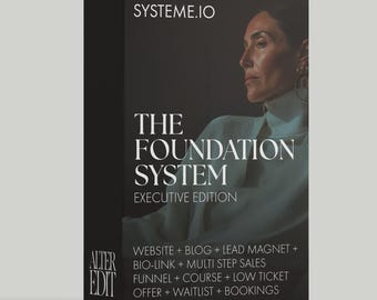Kit Inicial de Negócios Systeme.io: Site, Blog + Funil de Vendas para Coaches, Criadores de Conteúdo, Cursos + Produtos