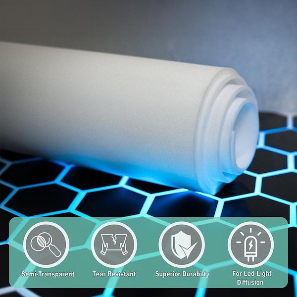 Plastazote LD45® - LED Foam for diffusing light - Cosplay/ costuming/ Larp