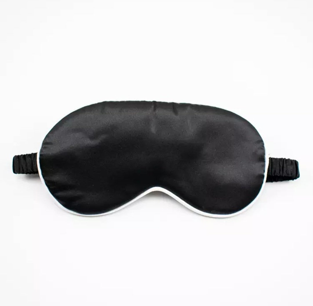 2 Pcs Silk Smooth Sleep Mask, Blackout Blindfold