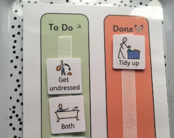 Personalized Visual Routine Board – Autism/ADHD/SEN/Dementia