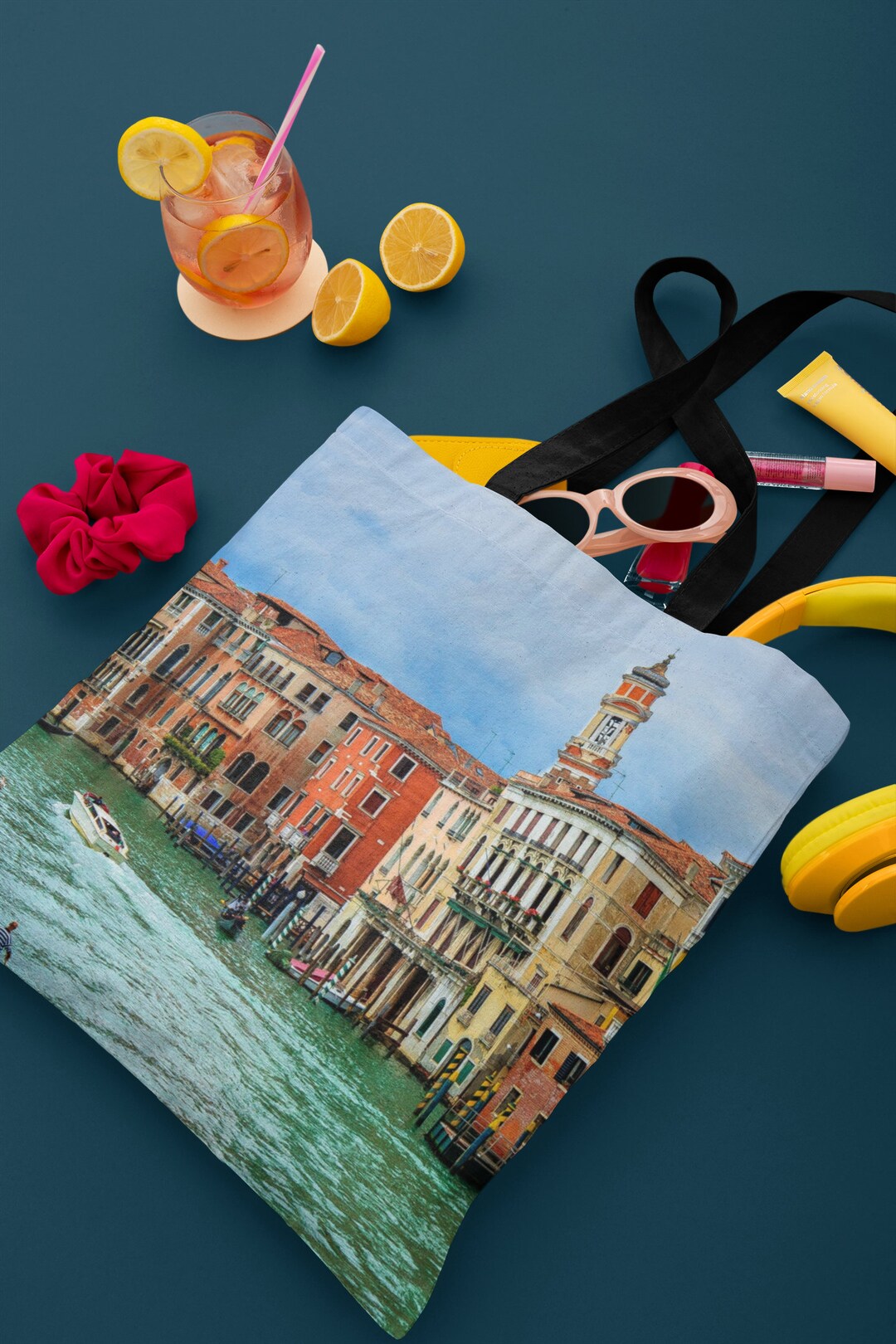 Tote Bag Canvas the Grand Canal of Venice Italy Totes Etsy