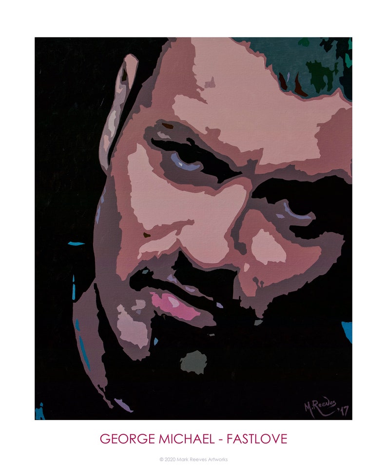 Michael Fastlove Wall Art Print 30 x 25cm 12 x 10 Etsy