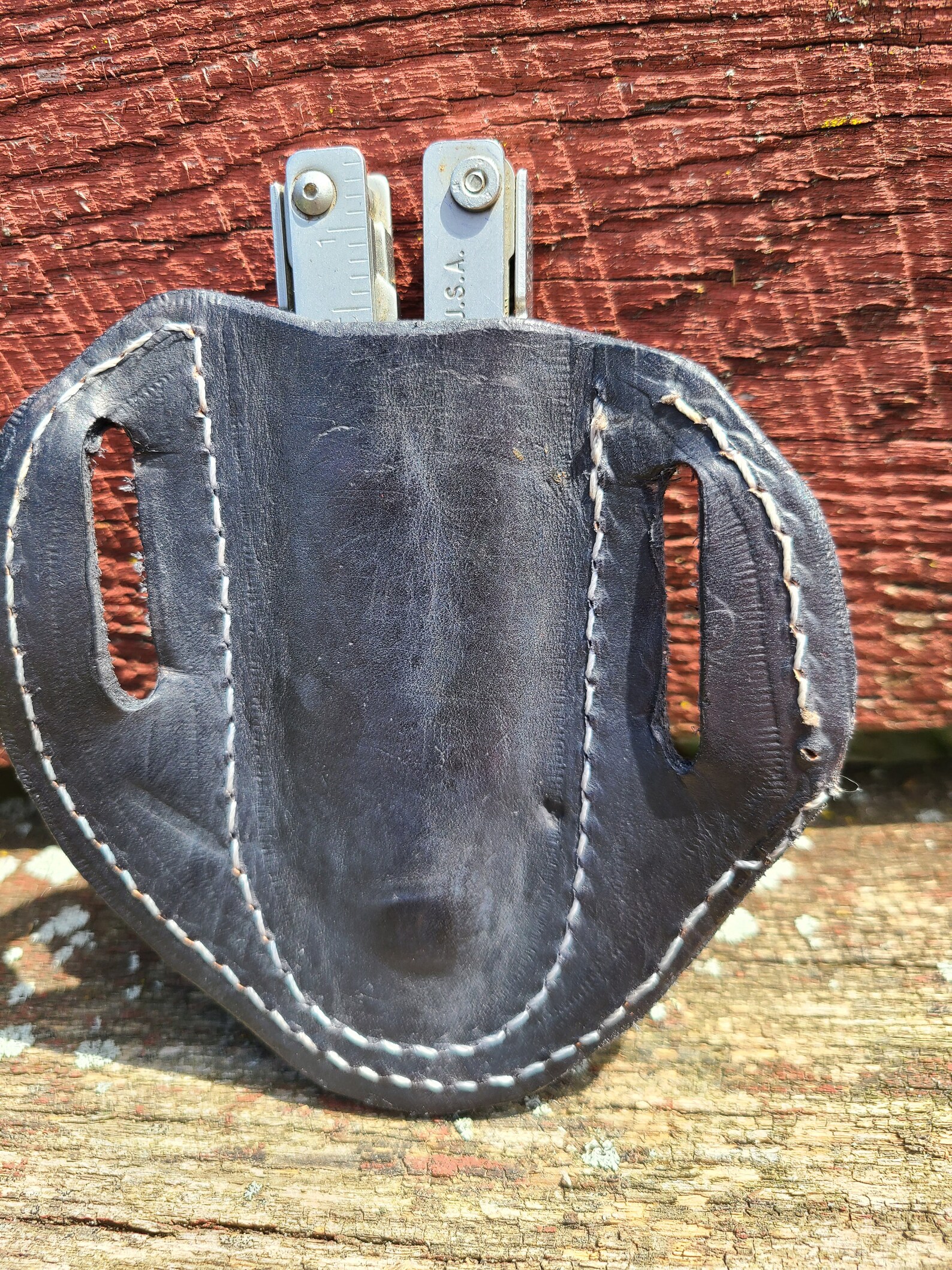 Multi Tool Knife Ammo Clip Holder Belt Ammo Clip Leather Etsy