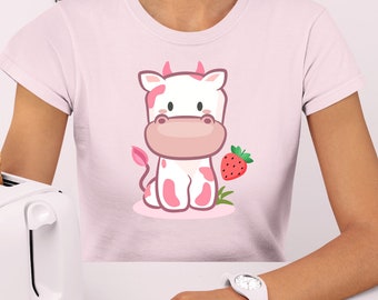 Strawberry Print Etsy - cute strawberry cow outfit roblox