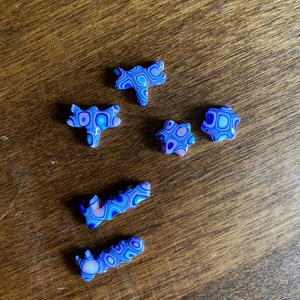 Dragonfly, Caterpillar, Flower Stud Earrings; Clay Earrings: Springtime Studdies