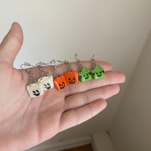 MINI McDonald’s Halloween Bucket Polymer Clay Handmade Earrings