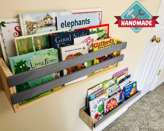 floating bookshelves nursery
