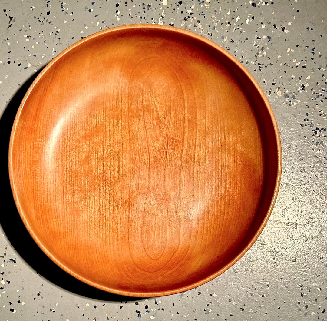 Big Cherry Salad Bowl Black Cherry Bowl Gift Idea Food Etsy