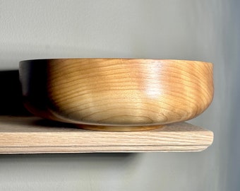 Curly North Carolina Black Cherry Bowl | Cherry Bowl | Wood Turned Bowl | Gift Idea | Reclaimed Wood