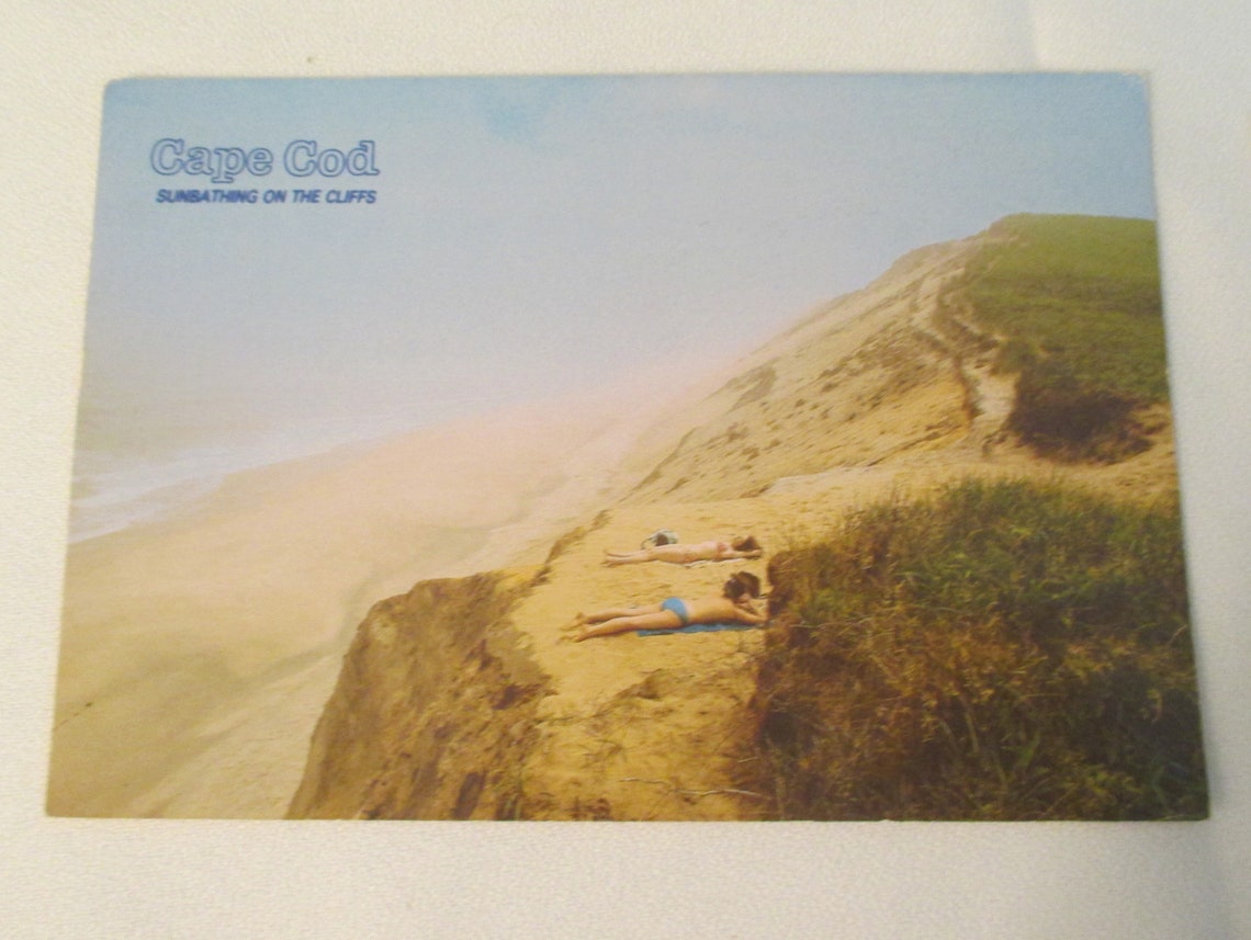 Vintage Cape Cod Postales Dunas de Arena Puesta de sol en Etsy