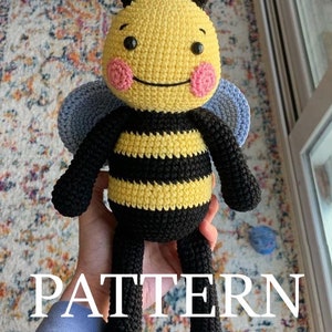 PDF PATTERN ONLY: Bumble Bee Crochet Amigurumi Pattern