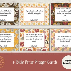 Bible Verse Cards, Scripture Cards, Prayer Cards, Printable Bible Verse Cards, Encouragement Cards, Mother&#39;s Day gift from daughter