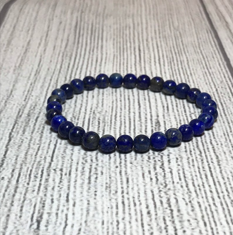 Stocking stuffers for Women Gemstone Bracelet for Women Girlfriend Christmas Gift Lapis Lazuli Bracelet for Women