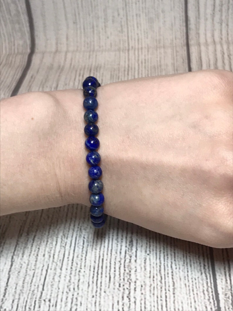 Stocking stuffers for Women Gemstone Bracelet for Women Girlfriend Christmas Gift Lapis Lazuli Bracelet for Women