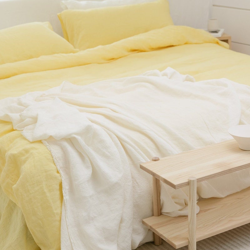 7Pcs Stylish Baby Bedding Set Yellow main image 0
