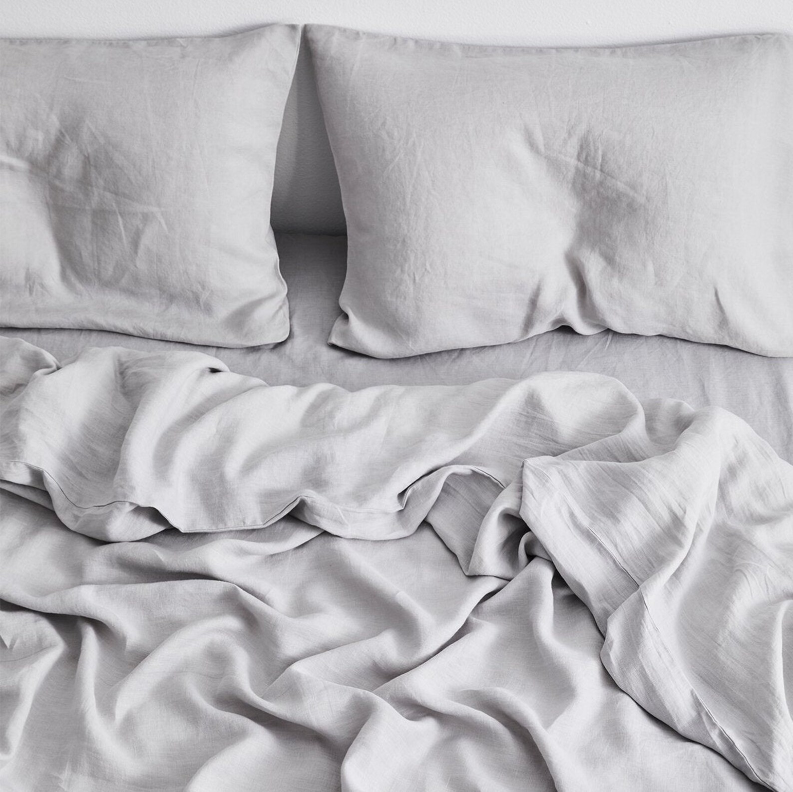 Sage Green Soft Cotton Flat Sheet Light Green Bedding Set Etsy