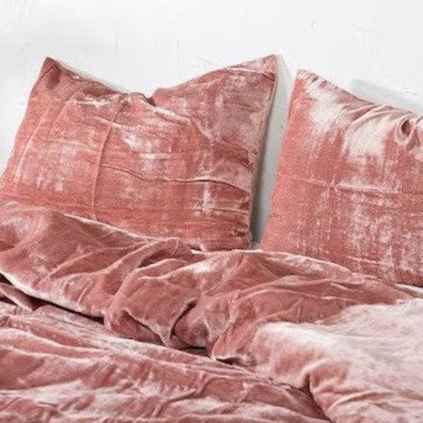 Velvet Bedding Etsy